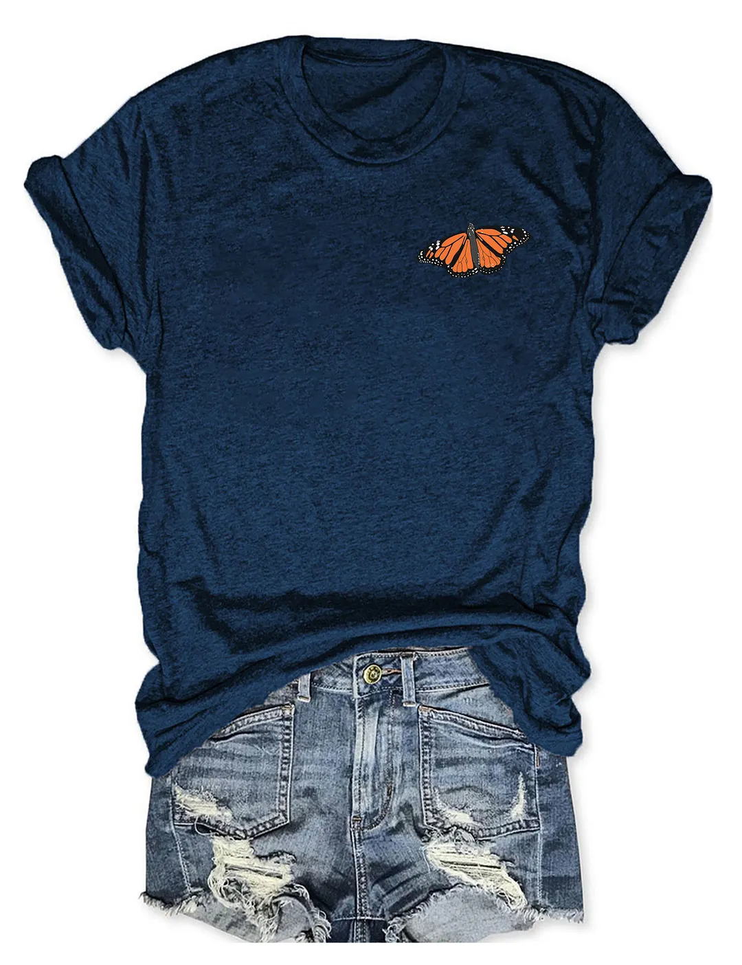 In The Hurting There Was Jesus Butterfly T-shirt