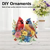 2D Flat Bird DIY Acrylic Table Top Diamond Painting Ornament Kits for Adults