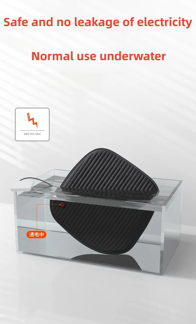 Multifunctional vehicle electric heating seat cushion