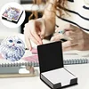 (US Local)Cat Diamond Painting Memo Pad Holder with 160 Sheets of Paper for DIY Art Craft