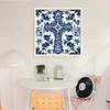 (Stamped/Counted) Blue And White Porcelain-Cross-14CT Cross Stitch 40*40cm/15.75*15.75in