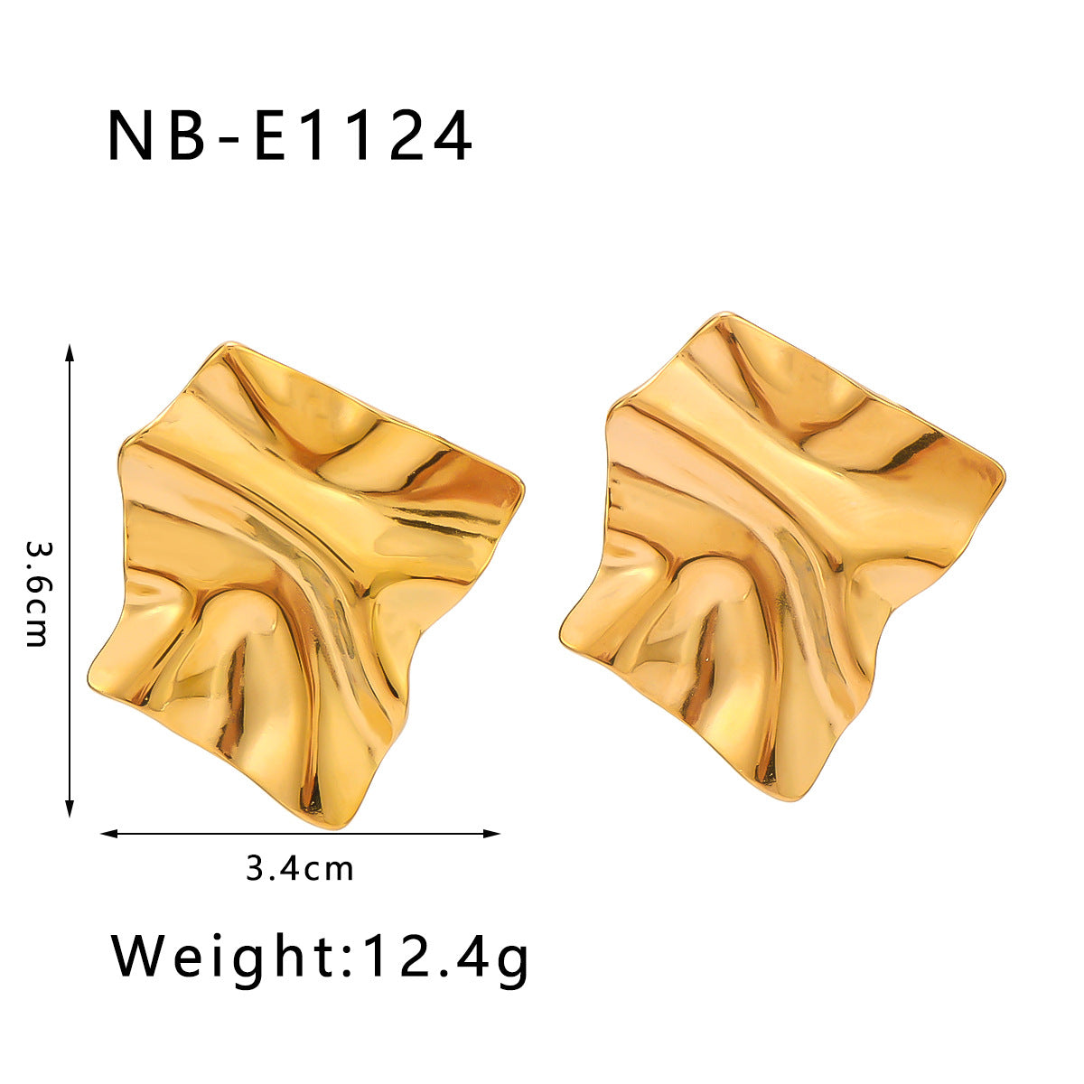 IG Style Circle Sphere Rhombus Geometric Stainless Steel Electroplating Earrings