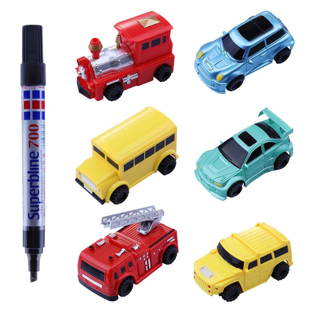 

Automatic Follow-Line You Draw Novelty Car Toy, 501 Original