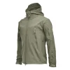 Autumn and Winter Outdoor Camouflage Waterproof Shark Skin Soft Shell Breathable Three-in-one Men's Jacket