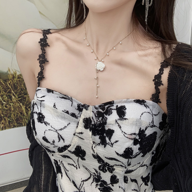 Floral Print Slip Dress Lace Up Cardigan Two Pieces