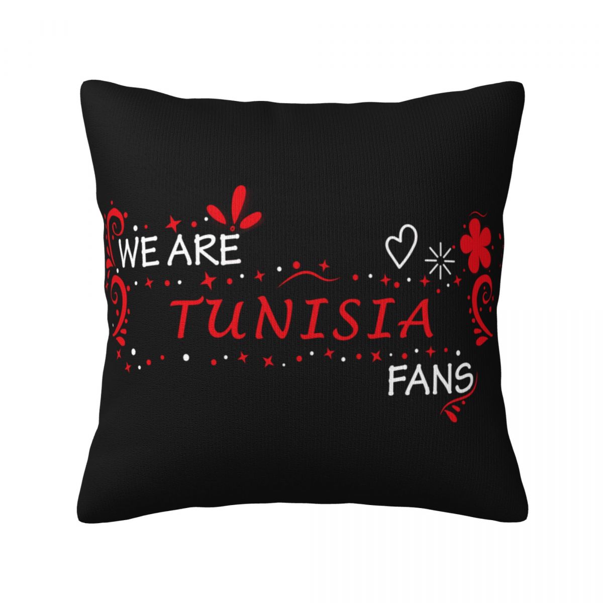 We Are Tunisia Fans Pillow Covers 18x18 Inch