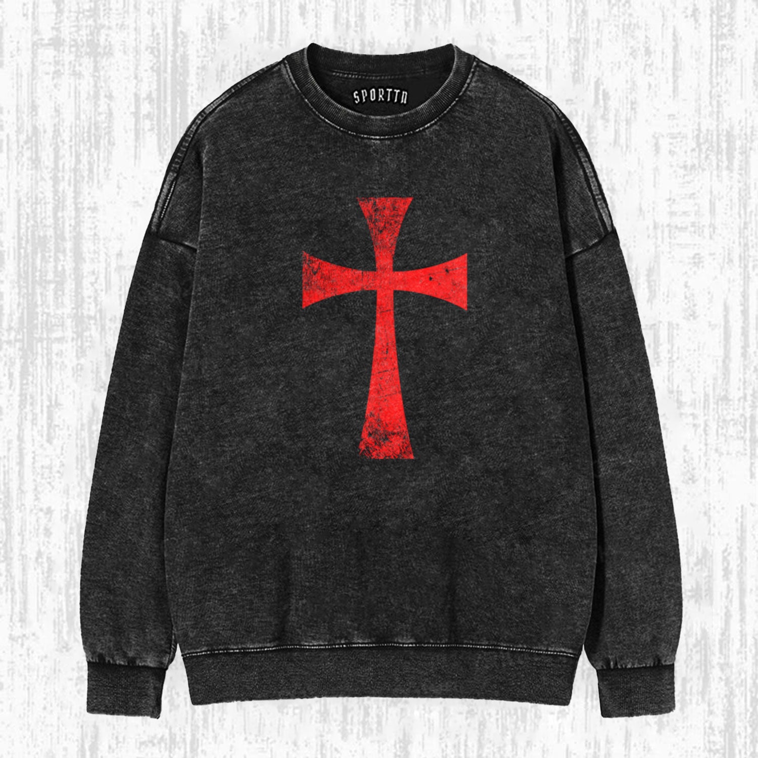 KNIGHTS TEMPLAR CROSS VINTAGE T-SHIRT