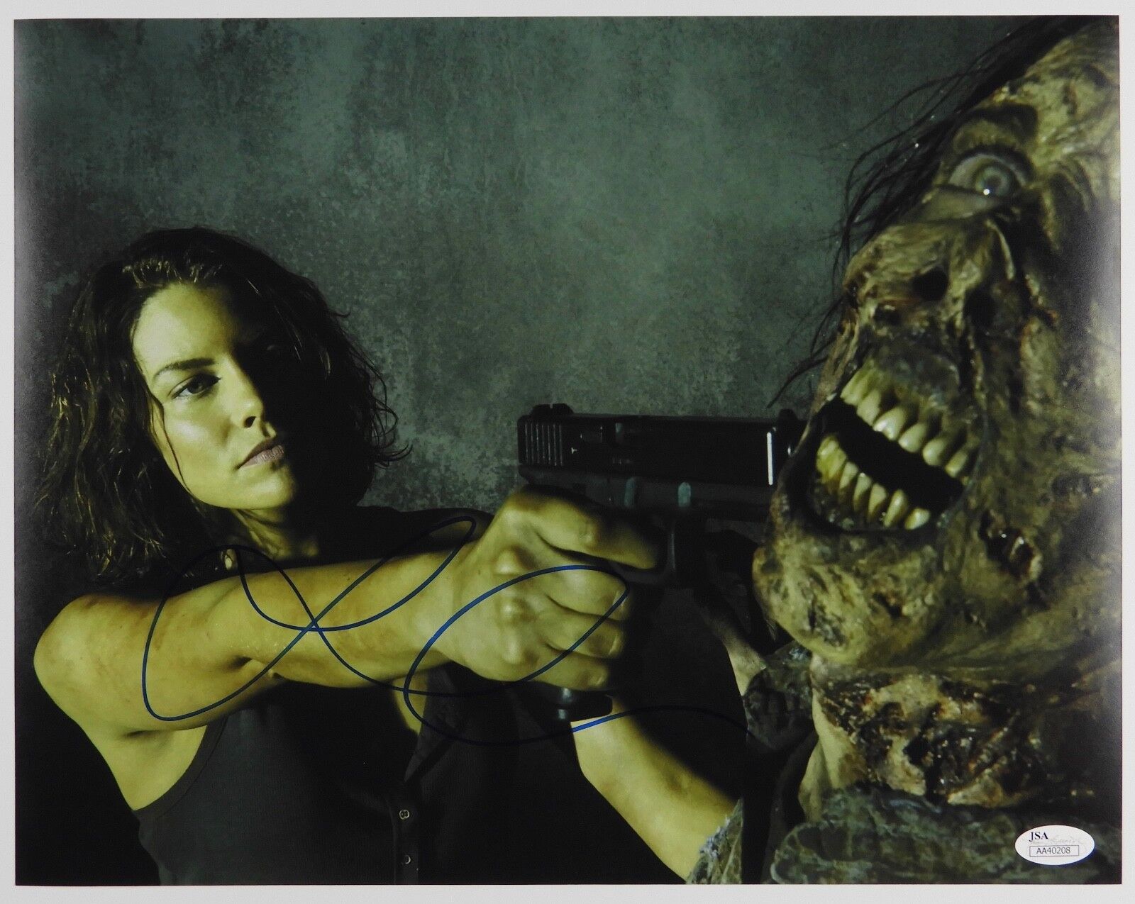 Lauren Cohan Maggie The Walking Dead Autograph Signed Photo Poster painting JSA COA 11 x 14