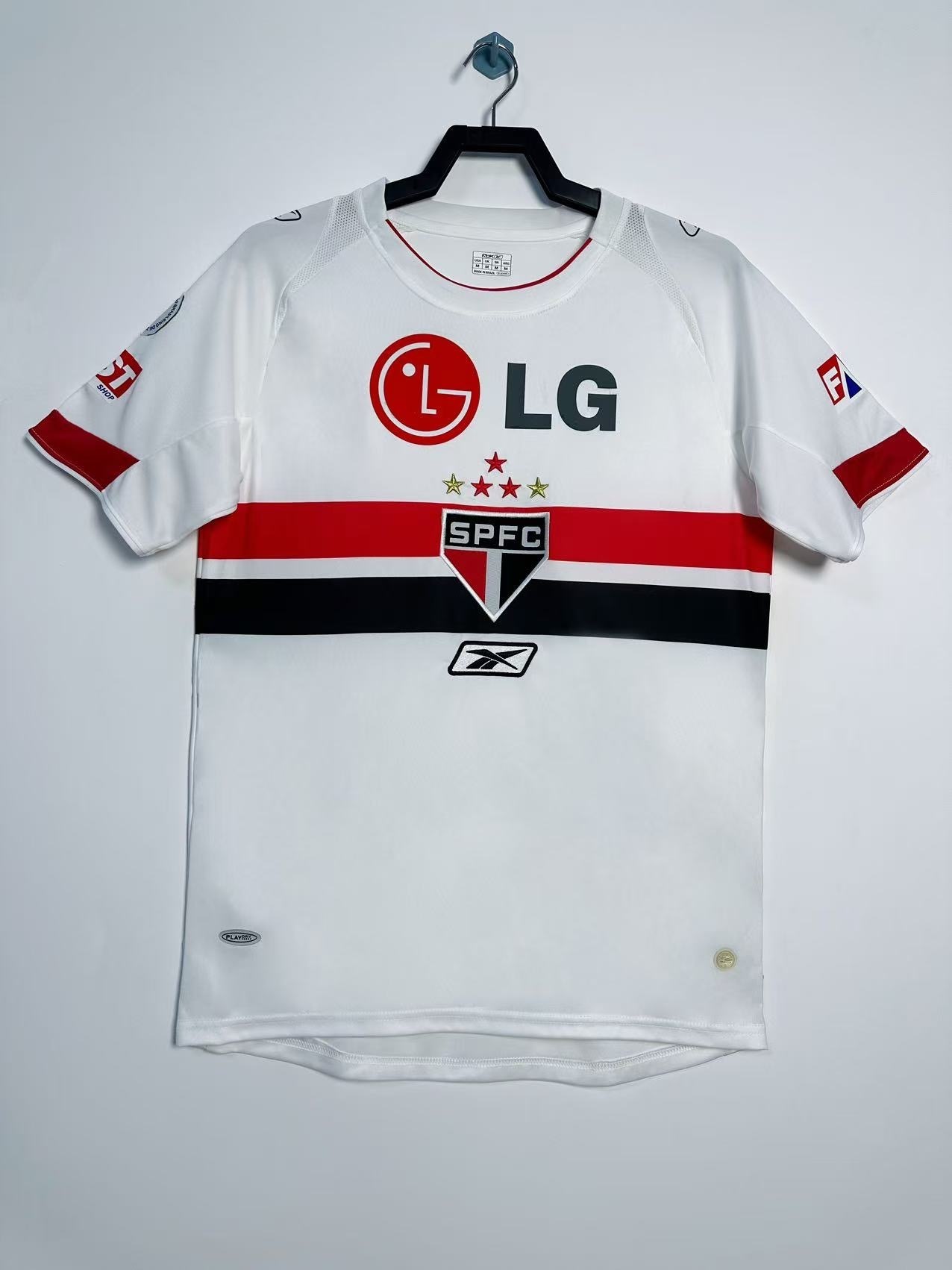 2007-2008 Retro S&atilde;o Paulo Home Football Jersey