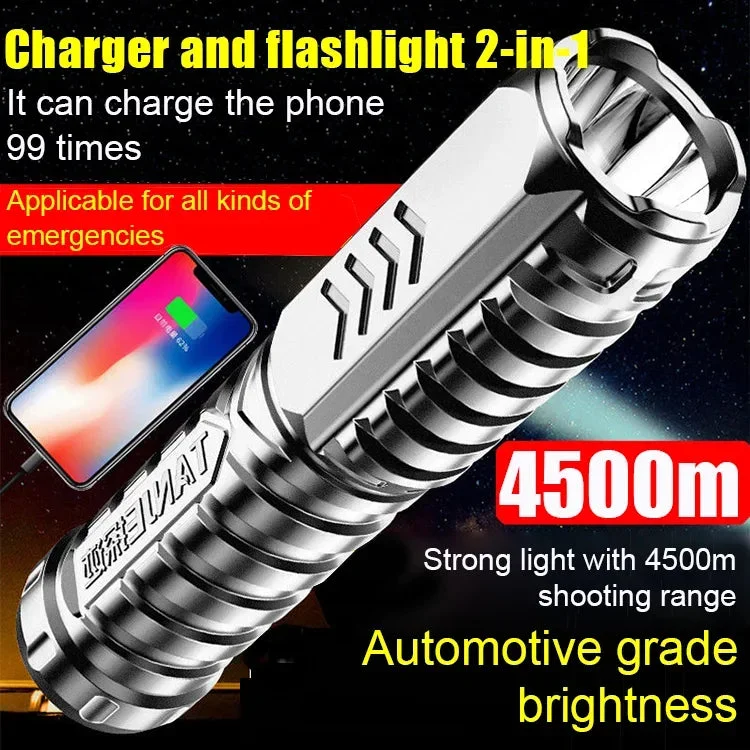 Lilyasion Multifunctional Rechargeable Flashlight - Buy 2 items and save 10% off & Free Shipping