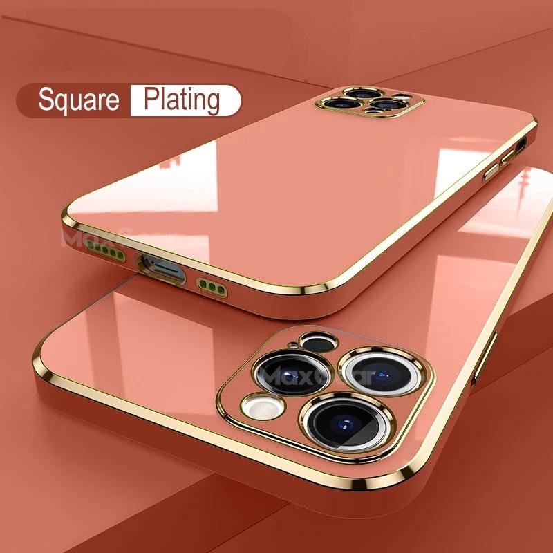 Luxury Electroplating Shining Soft Silicone iPhone Case