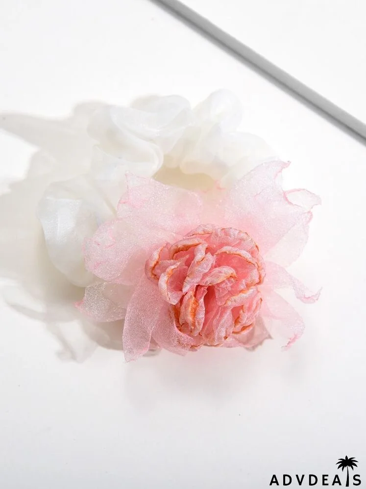 Flower Decor Hair Tie