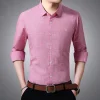 Men's Business Plaid Non-iron Shirt