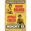 1979 Rocky Balboa vs. Apollo Creed - Panneaux en &eacute;tain m&eacute;tallique(20*30cm/30*40cm)