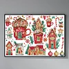 Celebrate Christmas - 14CT Stamped Cross Stitch 43*32cm/16.93*12.6in