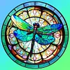 4pcs Diamond Painting -DIY Round Drill Birds Dragonflies