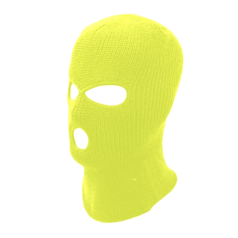 Warm Headgear Three-hole Wool Hat Fishing Men’s Winter Baotou Face Riding Helmet Liner Acrylic Knitted Hat Mask