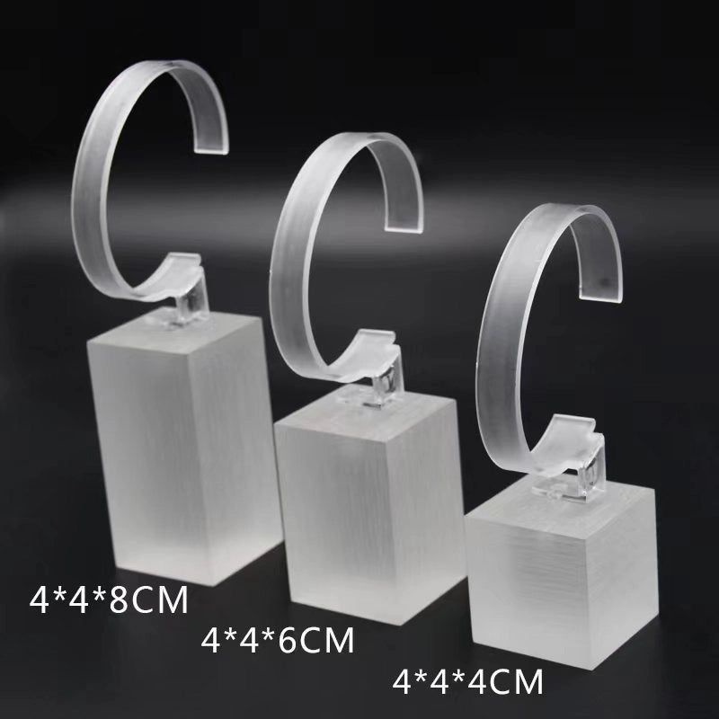 Nordic Style Solid Color Arylic Jewelry Rack