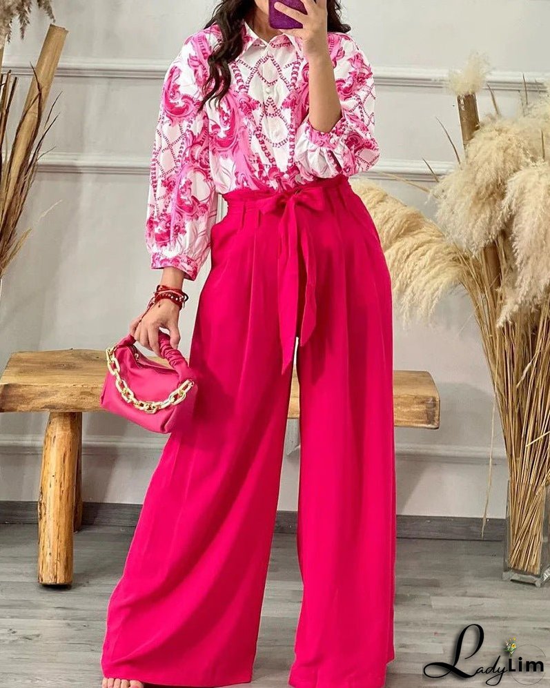 Fresh and fashionable Blouse and pants