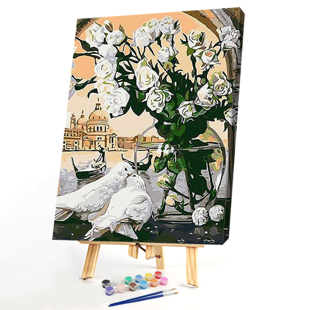 

40*50CM Paint By Numbers-Floral, 501 Original