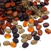 30PCS Nostalgic Coffee Beans DIY Acrylic Beads