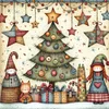 Christmas Tree-11CT Stamped Cross Stitch 50*50cm/19.69*19.69in