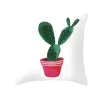 Green Plants Printed Home Living Creative Sofa Cushion Pillow Cover