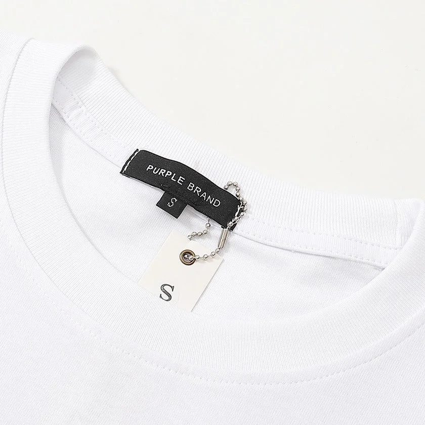 Purple 2023 new fashion T-shirt short sleeves