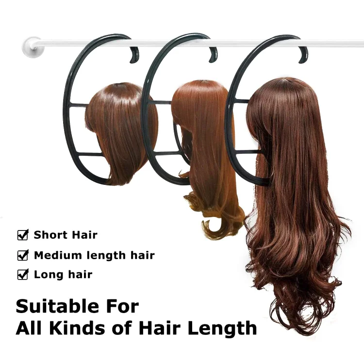 Wig Display Hanger Rack for Multiple Wigs and Hats