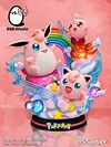 Evolution of Jigglypuff with LED - Pokemon Resin Statue - EGGS Studios [In Stock]