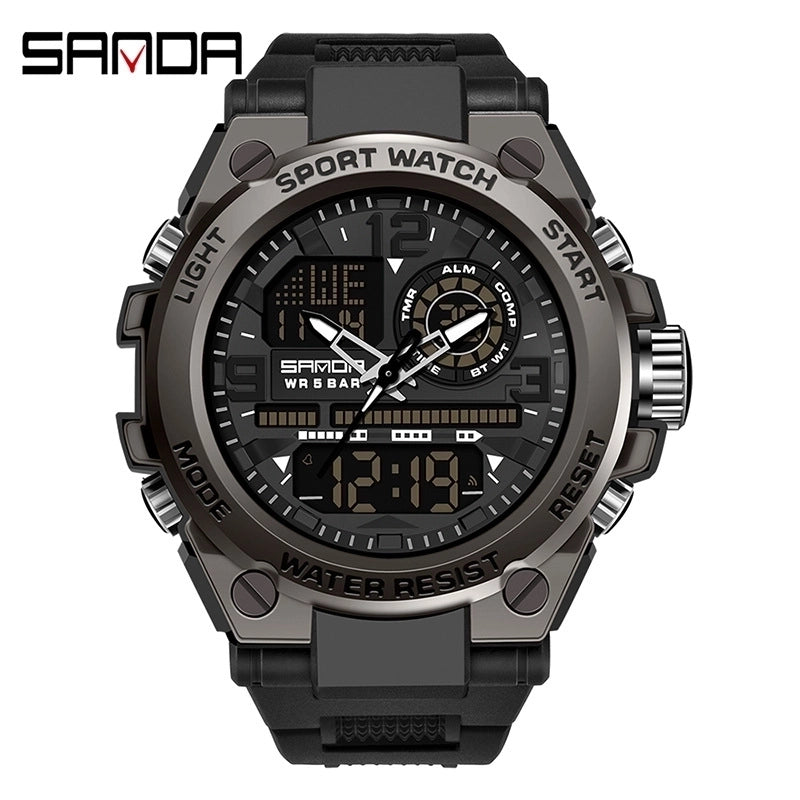 Modern Style Solid Color Electronic Men’s Watches