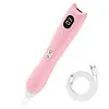 Stylo &agrave; peinture en diamant &eacute;lectrique pour adultes aspirateur sans fil en diamant stylos d&rsquo;art avec lumi&egrave;re LED Type C aliment&eacute;s pour perceuses carr&eacute;es rondes et AB