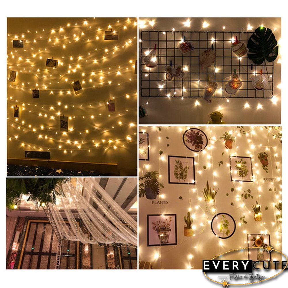 Outdoor 10M/20M 9 Colors Wedding New Year LED Christmas Decoration Outdoor Fairy String Light
