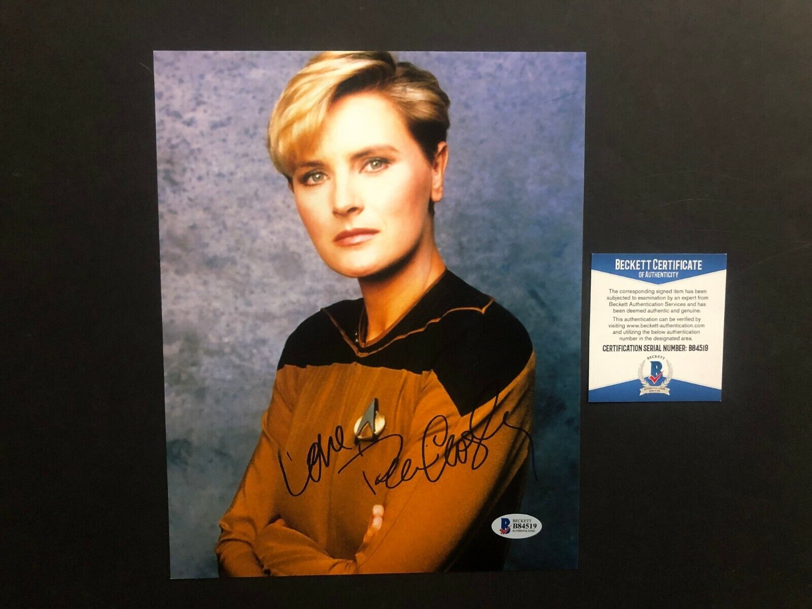 Denise Crosby Hot! signed autographed Star Trek 8x10 Photo Poster painting Beckett BAS coa