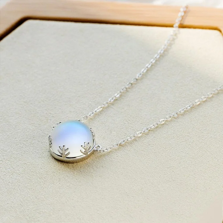 Aurora Borealis Necklace Light Aurora Natural Gemstone S925 Sterling Silver Gifts for Her