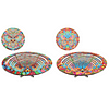 (US Local)Diamond Painting Wooden Serving Tray Decorative Diamond Painting Dining Plate(F)