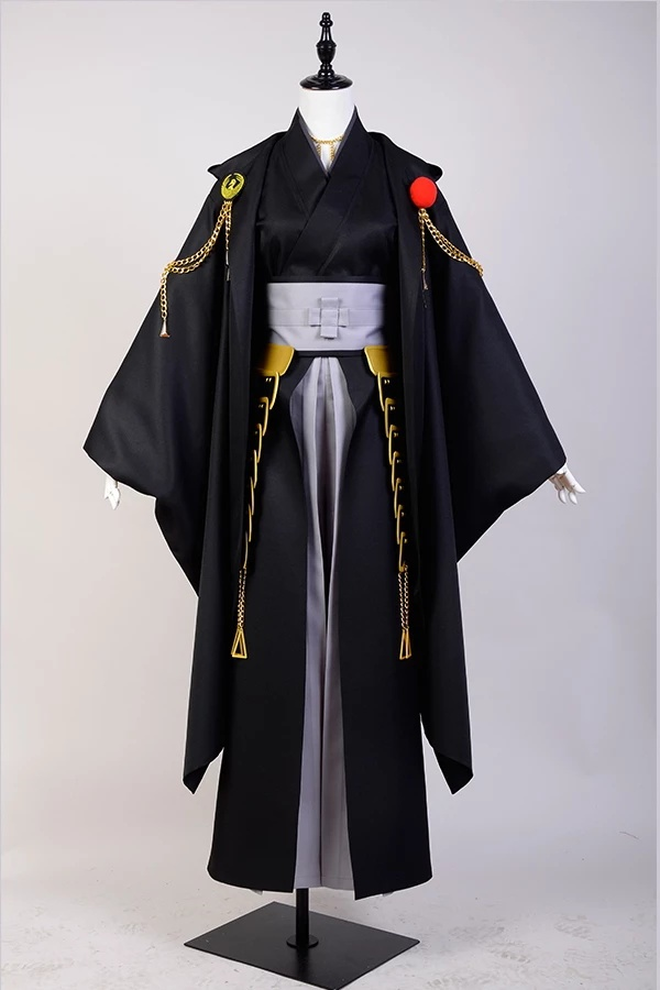 touken ranbu tsurumaru kuninaga black uniform cosplay costume