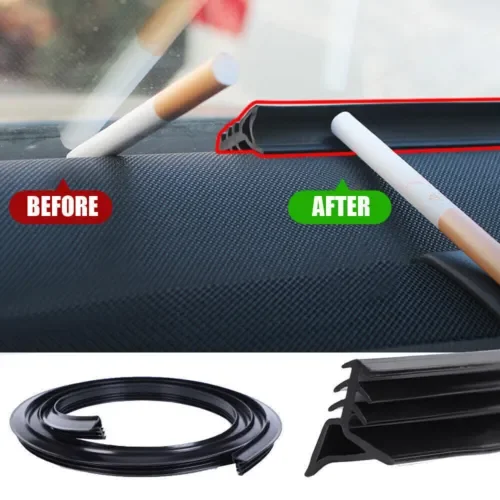 Dronehint 1.6M Car Interior Parts Dashboard Sealing Strip insulation Rubber Strip Black (For: Acura) Parts