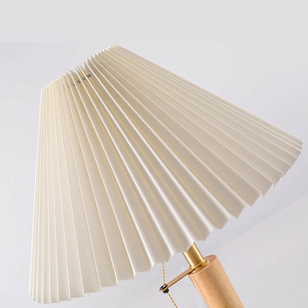 Nordic Pleated Table Lamp For Bedside