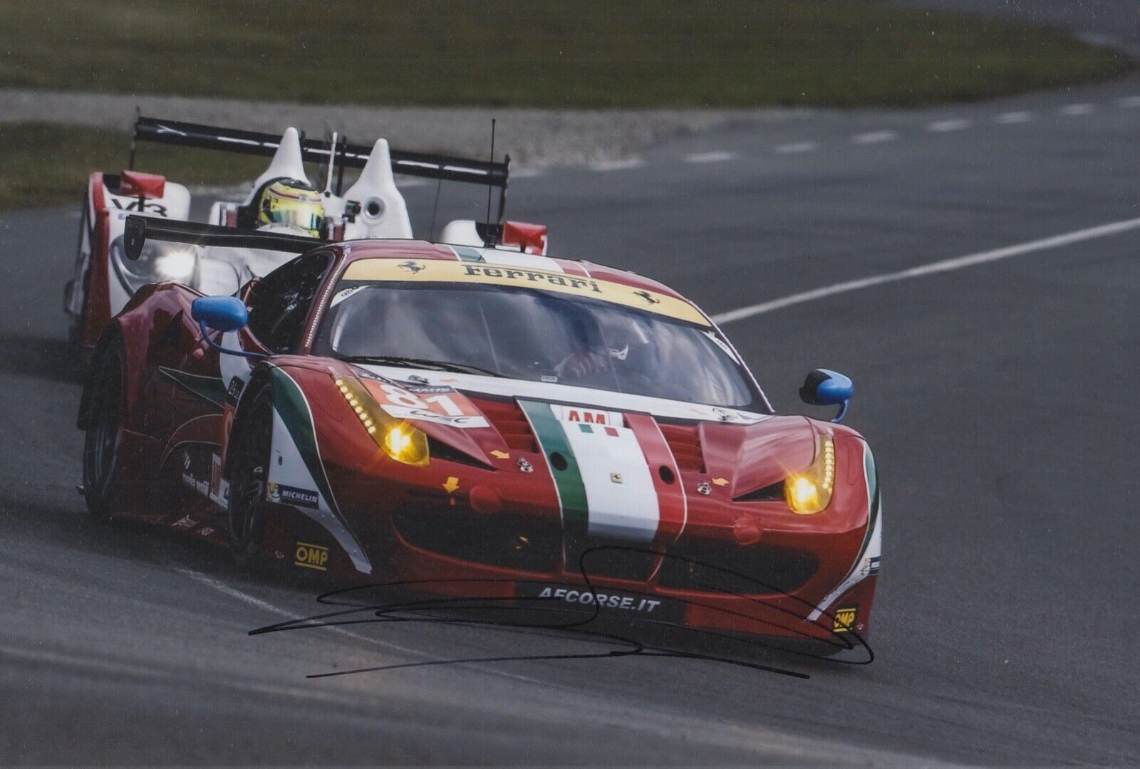 Sam Bird Hand Signed 12x8 Photo Poster painting Le Mans Autograph Ferrari 2