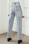 Wilshire Acid Wash High Waisted Jeans