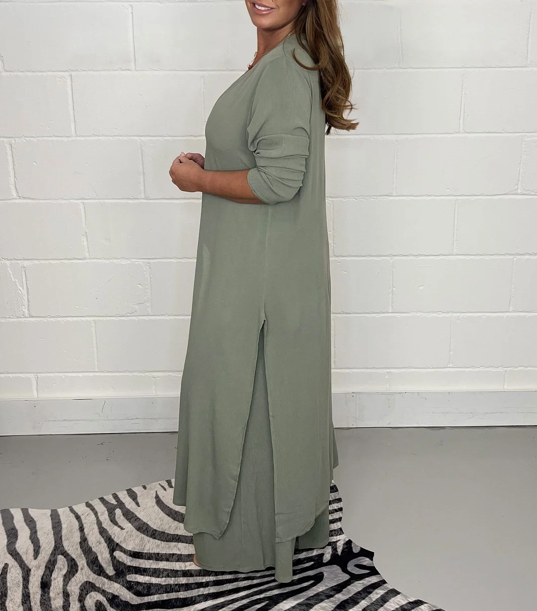 Melynda™ Stylish Two-Part Suit Set | Coordinated Top and Trousers main image 1