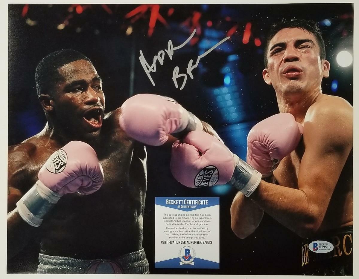 Adrien Broner signed 11x14 Photo Poster painting Boxing Champ ~ Beckett BAS COA