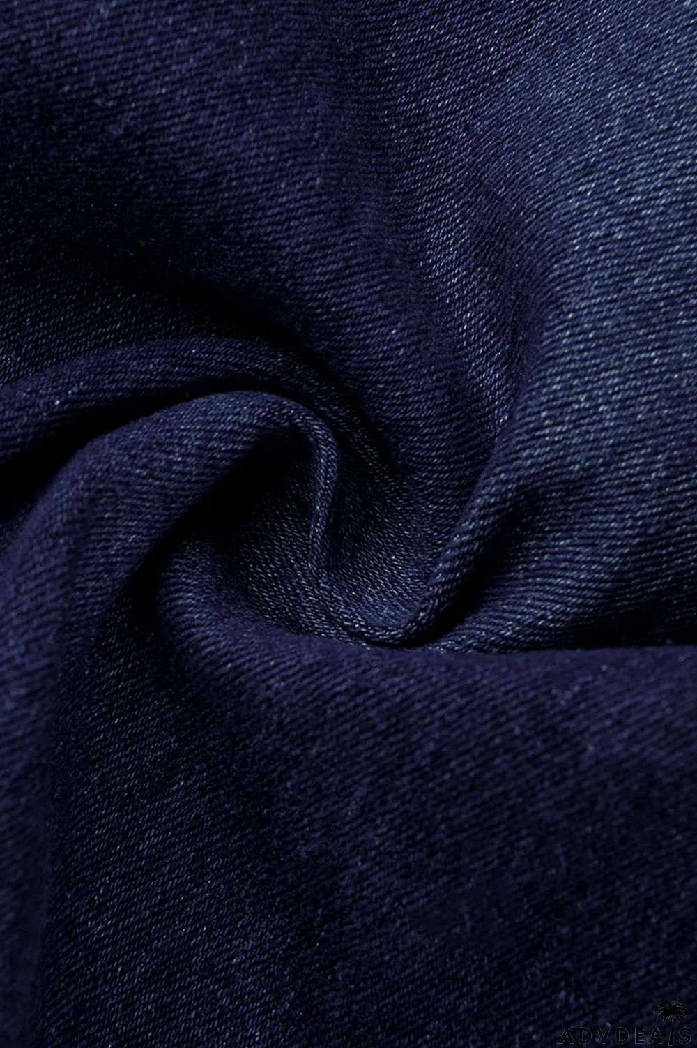 Dark Blue Sexy Solid Ripped Pearl Mid Waist Boot Cut Denim Jeans