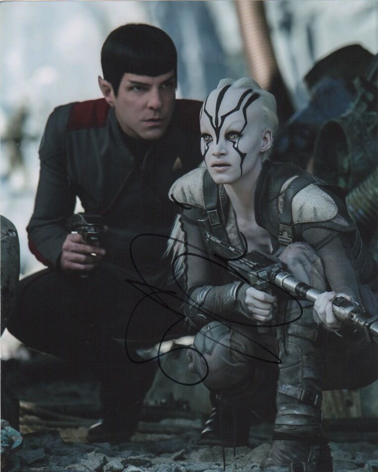 Sofia Boutella Star Trek Signed Autographed 8x10 Photo Poster painting COA