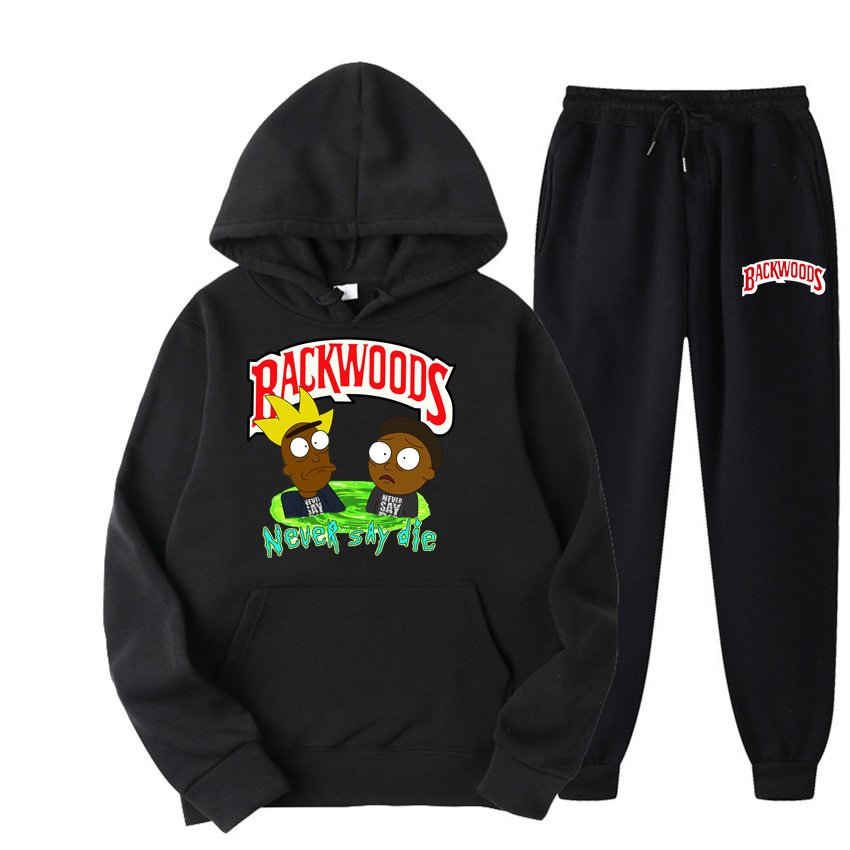 Anime Rick and Morty Sweatshirt Backwoods Men's Casual Sweater Hoodie