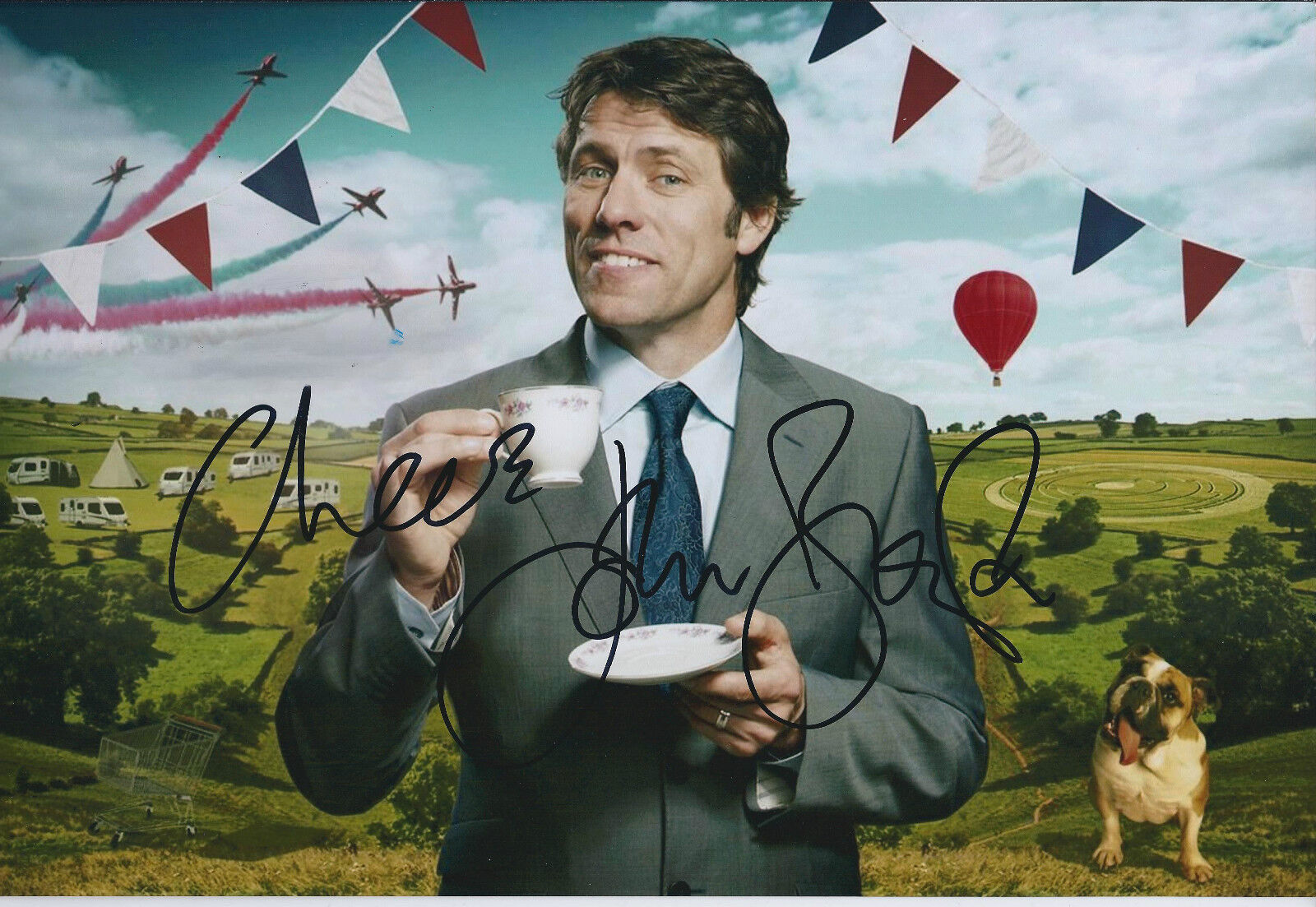 John BISHOP Liverpool Comedian SIGNED Autograph 12x8 Photo Poster painting AFTAL COA Authentic