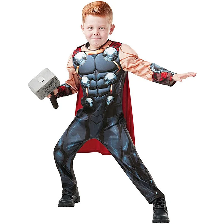 The Avengers Children Thor's Costume Thor Cloak-elleschic