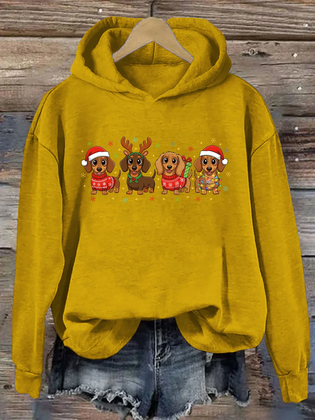 Christmas Dachshund Hoodie