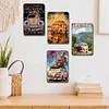 4pcs - Vintage Metal Signs(8*12Inch) - Vehicle 